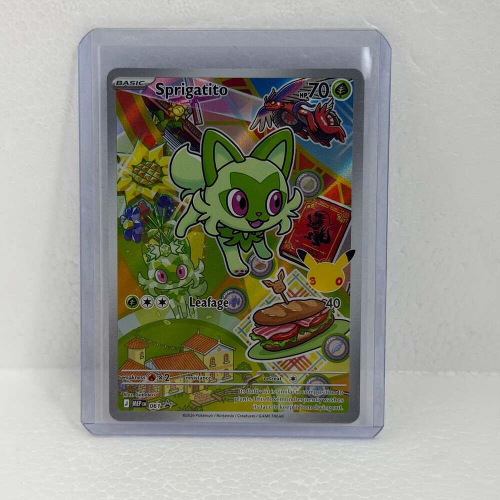 Pokemon Sprigatito MEP061 Mega Evolution Promo First Partner